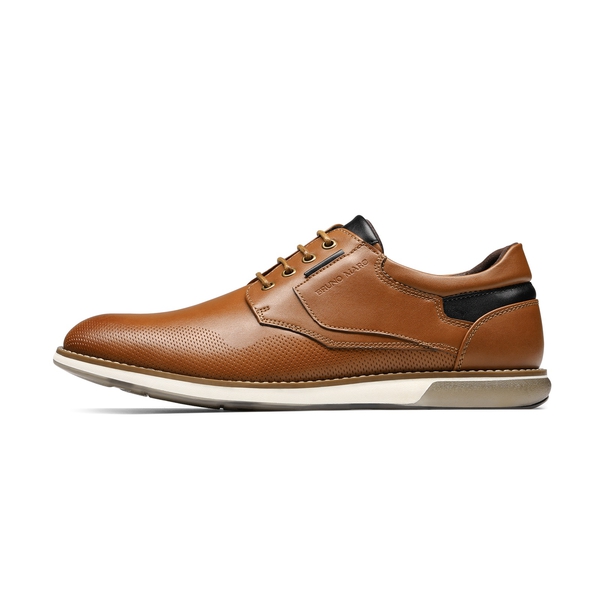 Men's Modern Casual Oxford Shoes - BROWN - 2